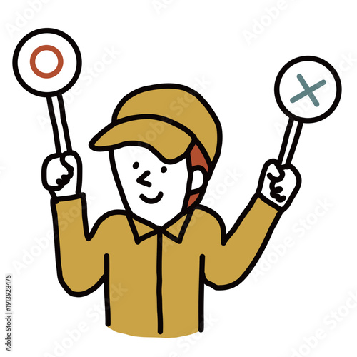 Skilled trades avatar 専門職のイラストアバター