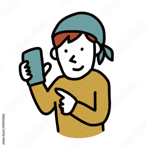 Skilled trades avatar 専門職のイラストアバター