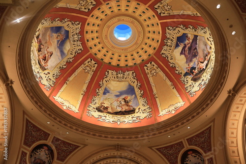 Photography interior of the cathedral of st nicholas in prague