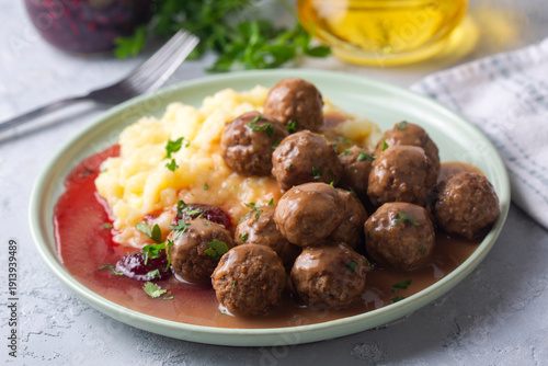 Swedish meatballs kottbulla...