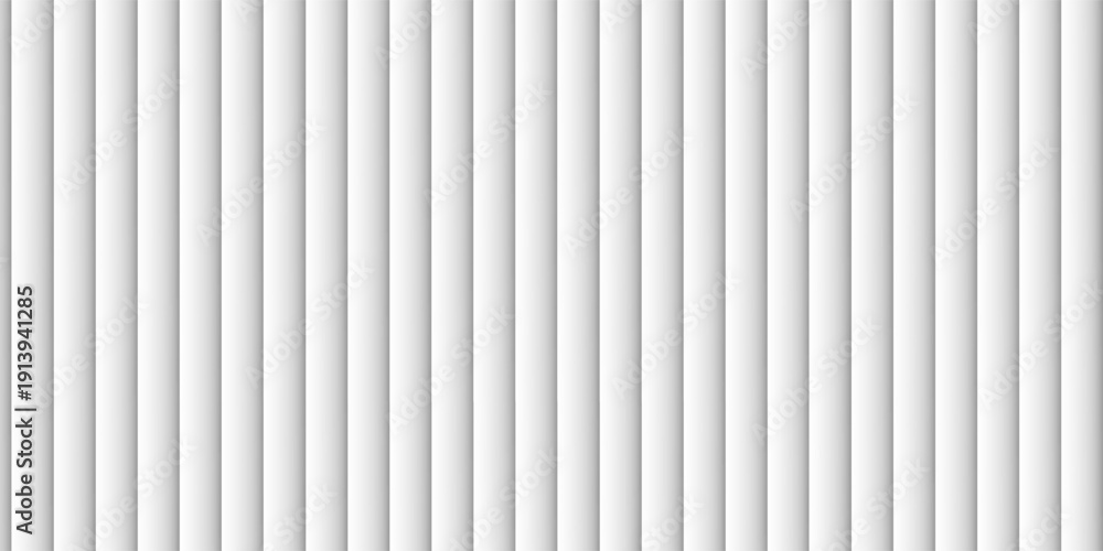 Obraz premium abstract smooth white striped plastic pattern or texture for background