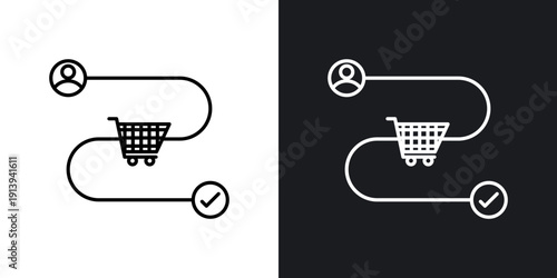 Customer journey icon