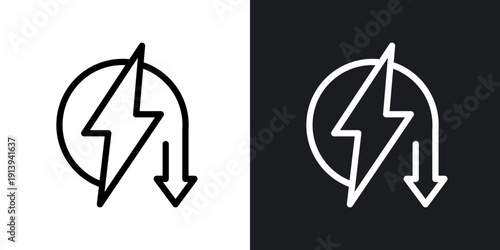 Energy reduction icon