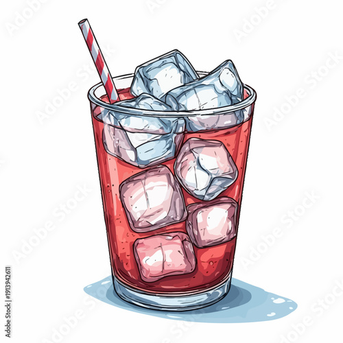 Cocktail Drink Very Fresh Design