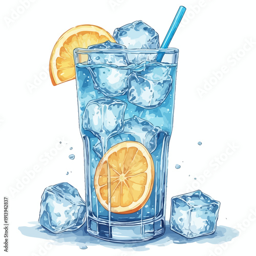 Cocktail Drink Very Fresh Design