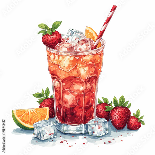 Cocktail Drink Very Fresh Design