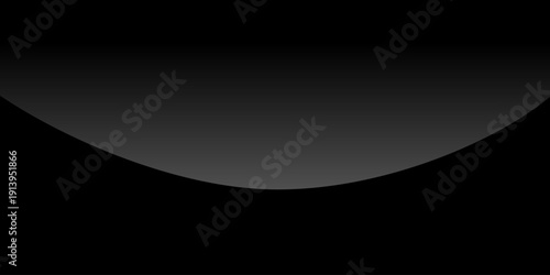 Black background with curved black gradient lines. Dark design concept.