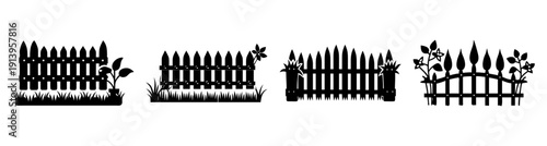 Wooden garden fence panels with horizontal slats in natural brown tones outdoor backyard security boundary design