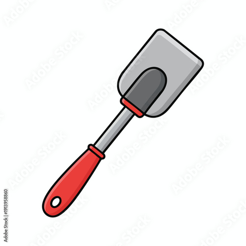 Red Handle Putty Knife Tool