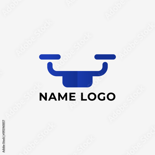 Colorful Drone Logo – Creative Aerial Technology Photography Brand Identity Premium Design
