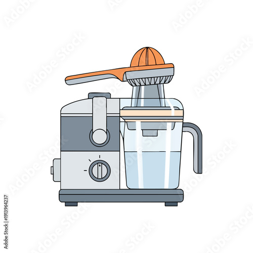 Modern Juicer Machine for Fresh Fruit and Vegetable Juice Preparation