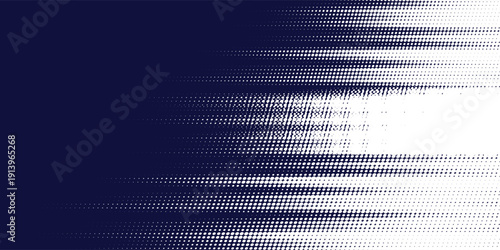 Dots halftone white and blue color pattern gradient grunge texture background. Dots pop art comics sport style vector illustration.