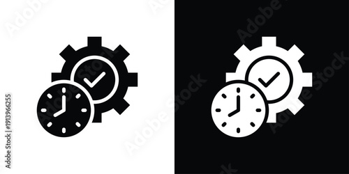 Productivity Icon Sheet Black And White