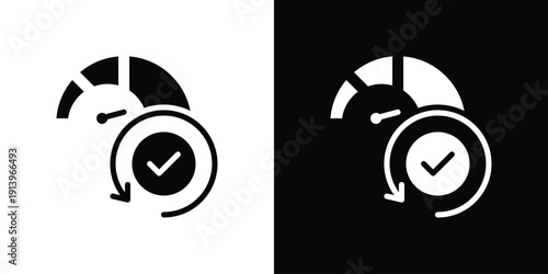 Performance Icon Sheet Black And White