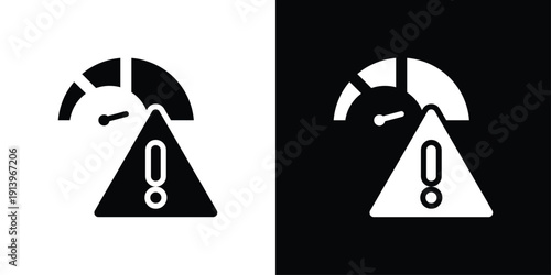 Risk Icon Sheet Black And White