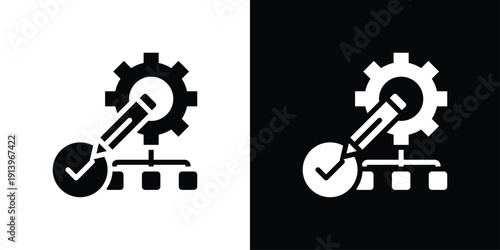 Framework Icon Sheet Black And White