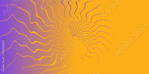 orange sun rays background design template