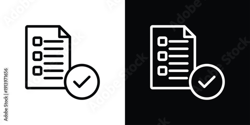 Requirements Icon Sheet Black And White