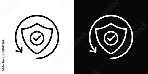 Guarantee Icon Sheet Black And White