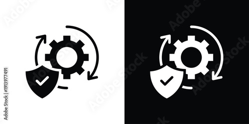 Operational Icon Sheet Black And White