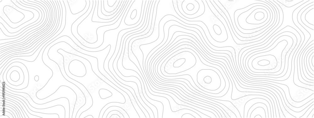 Fototapeta premium Abstract seamless pattern vector illustration featuring geometric wave lines and floral swirl ornaments for a stylish black textile backdrop or wallpaper design
