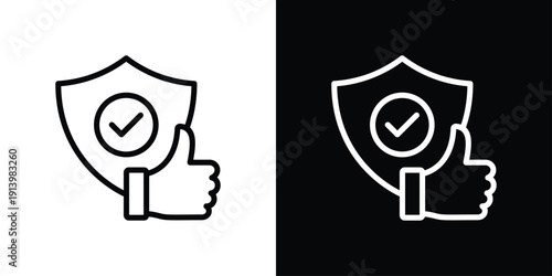 Reliability Icon Sheet Black And White