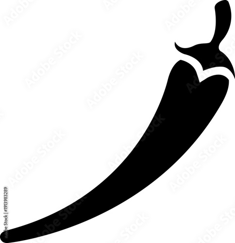 Chili pepper silhouette