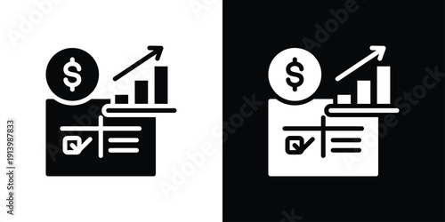 Scorecard Icon Sheet Black And White