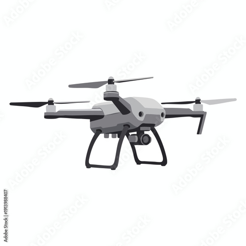 Modern Quadrotor Drone for Professional Aerial Photography and Surveillance