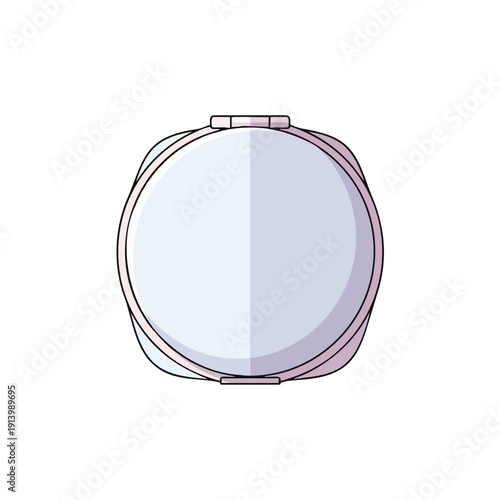 Compact Mirror Illustration
