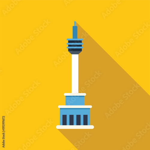 N seoul tower standing as a communication tower and popular tourist attraction