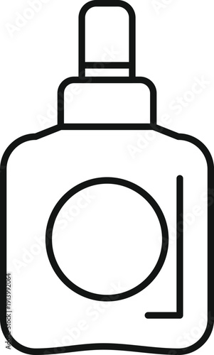 Dropper bottle icon representing skincare, beauty, and healthcare products