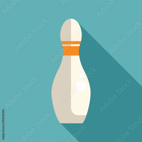 Bowling pin is an icon for recreational sports and leisure
