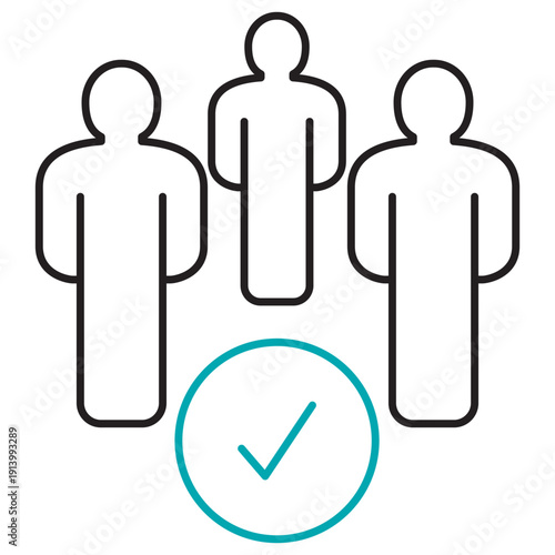 Population Icon, Demographics And Society, Population Growth Trends, Urban & Rural Distribution, vector