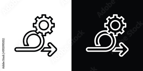 Agile Icon Sheet Black And White