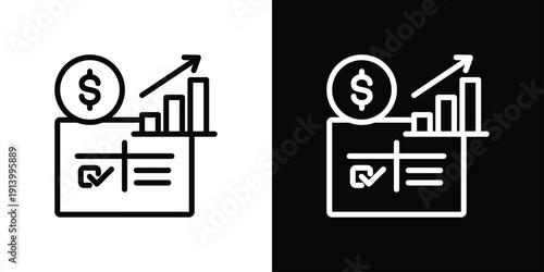 Scorecard Icon Sheet Black And White