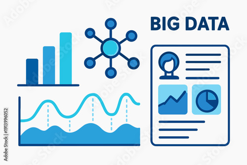 Big Data Visualization with Charts Network and User Profile.