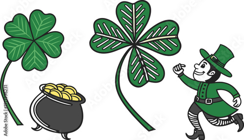 St Patrick's Day Lip Shamrock SVG Bundle