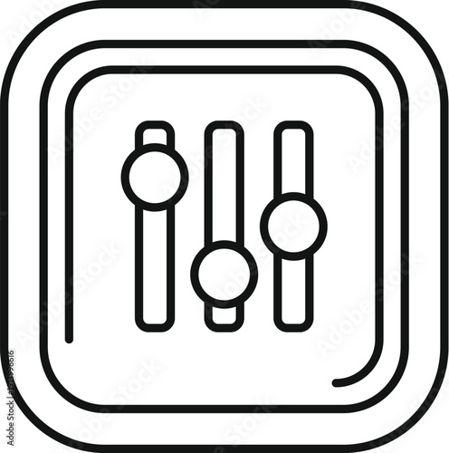 Equalizer adjusting various audio or visual parameters