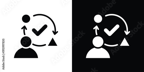 Adaptation Icon Sheet Black And White