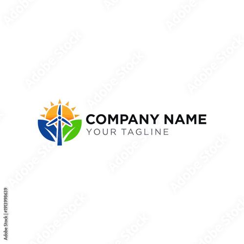 Colorful Logo Design Template with Placeholder. Free Download Colorful Logo Design Template with Placeholder. - GFXLoad