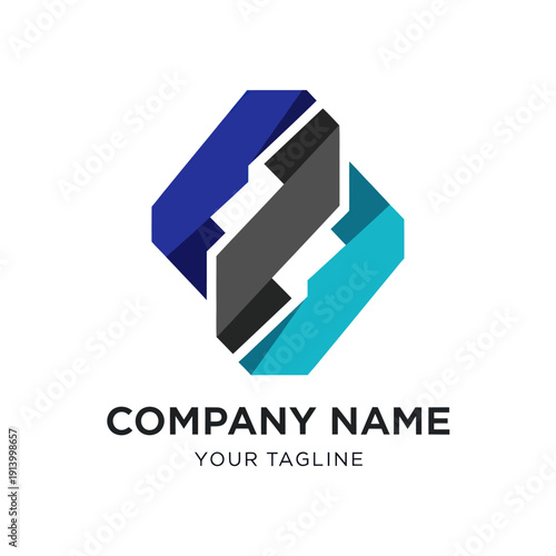 Modern Company Logo Design Template.