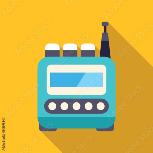 Portable radio transceiver device performing wireless communication
