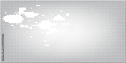 Dot white gray wave light technology texture background. Abstract big data digital halftone dots pop art comics with nature graphic design modern Vect