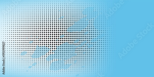 Dot white gray wave light technology texture background. Abstract big data digital halftone dots pop art comics with nature graphic design modern Vect