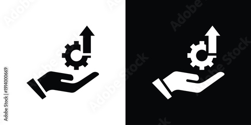 Development Icon Sheet Black And White