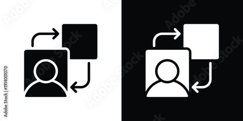 Transition Icon Sheet Black And White