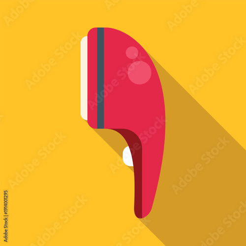 Red electric epilator performing hair removal, grooming, and body care routine