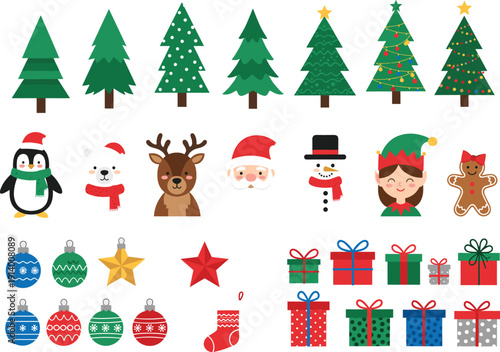 Christmas and decorations tree ornament gift snowman