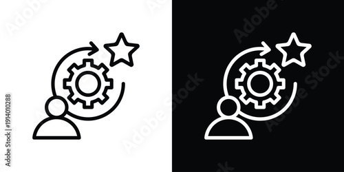 Metamorphosis Icon Sheet Black And White